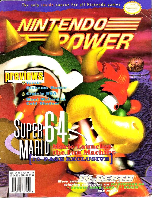 Nintendo Power Issue 088 (September 1996) cover